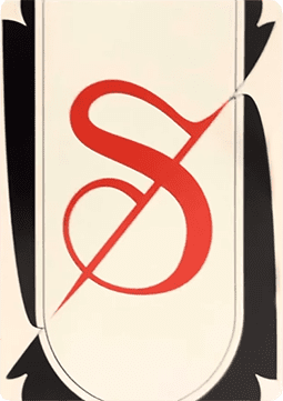 An Encyclopedia of Magic Face Card "S"