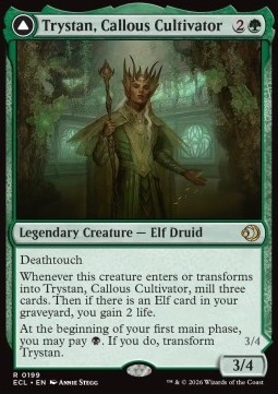 Trystan, Callous Cultivator // Trystan, Penitent Culler
