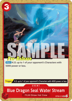 Blue Dragon Seal Water Stream