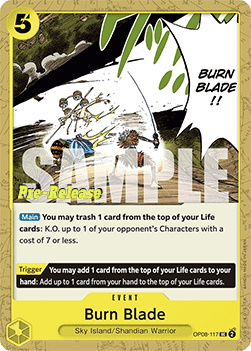 Burn Blade