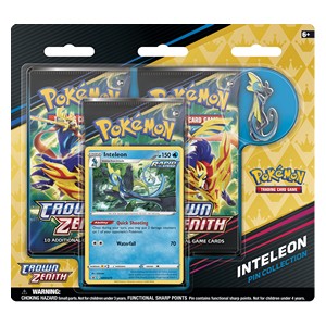 Crown Zenith Pin Collection | Inteleon 3-Pack Blister