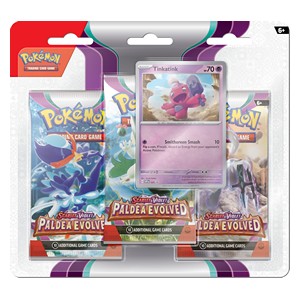Paldea Evolved: Tinkatink 3-Pack Blister