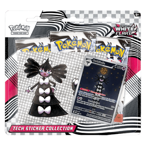 White Flare Tech Sticker Collection