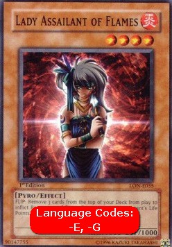 Lady Assailant of Flames