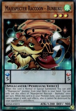 Majespecter Raccoon - Bunbuku
