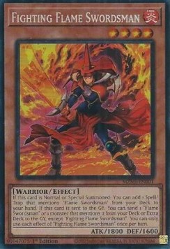 Fighting Flame Swordsman