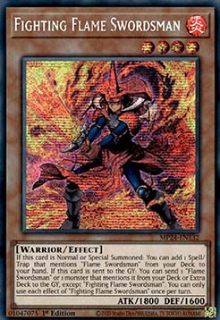 Fighting Flame Swordsman