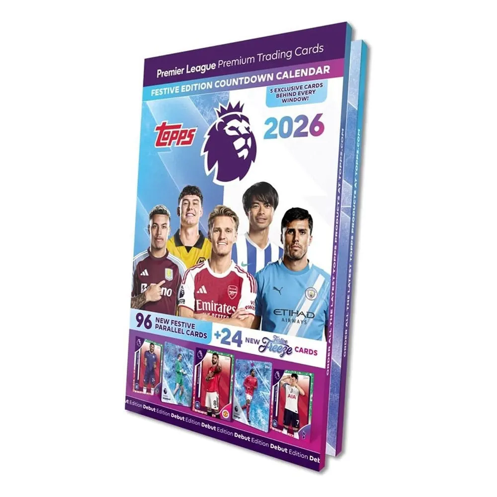 Premier League Trading Cards 2026 Countdown calendar 