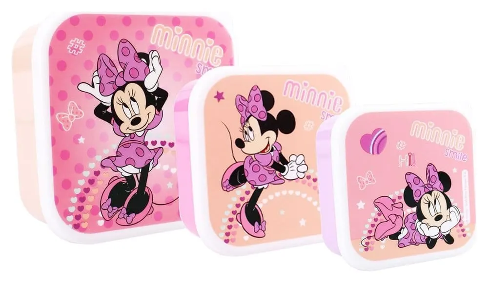 Minnie Mouse Snackbox Set Fresh Bites 12 cm