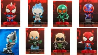 Spider-Man Cosbi Mini Figures 8 cm Blind Box Display (8)