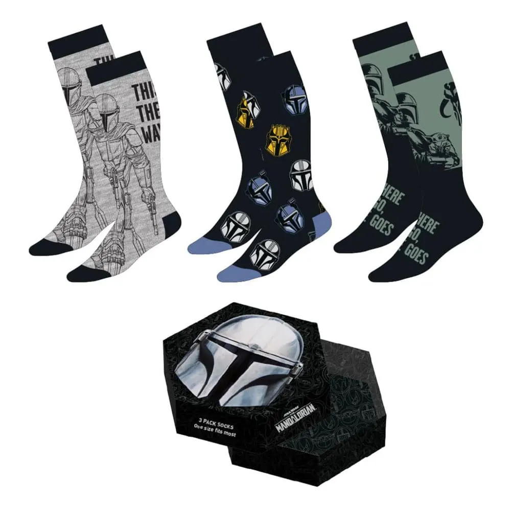 Star Wars: The Mandalorian Socks 3-Pack Mandalorian 38-45 