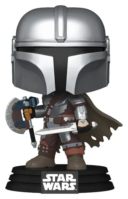 Star Wars: The Mandalorian and Grogu POP! Vinyl Figure The Mandalorian (Dual Wield) 9 cm