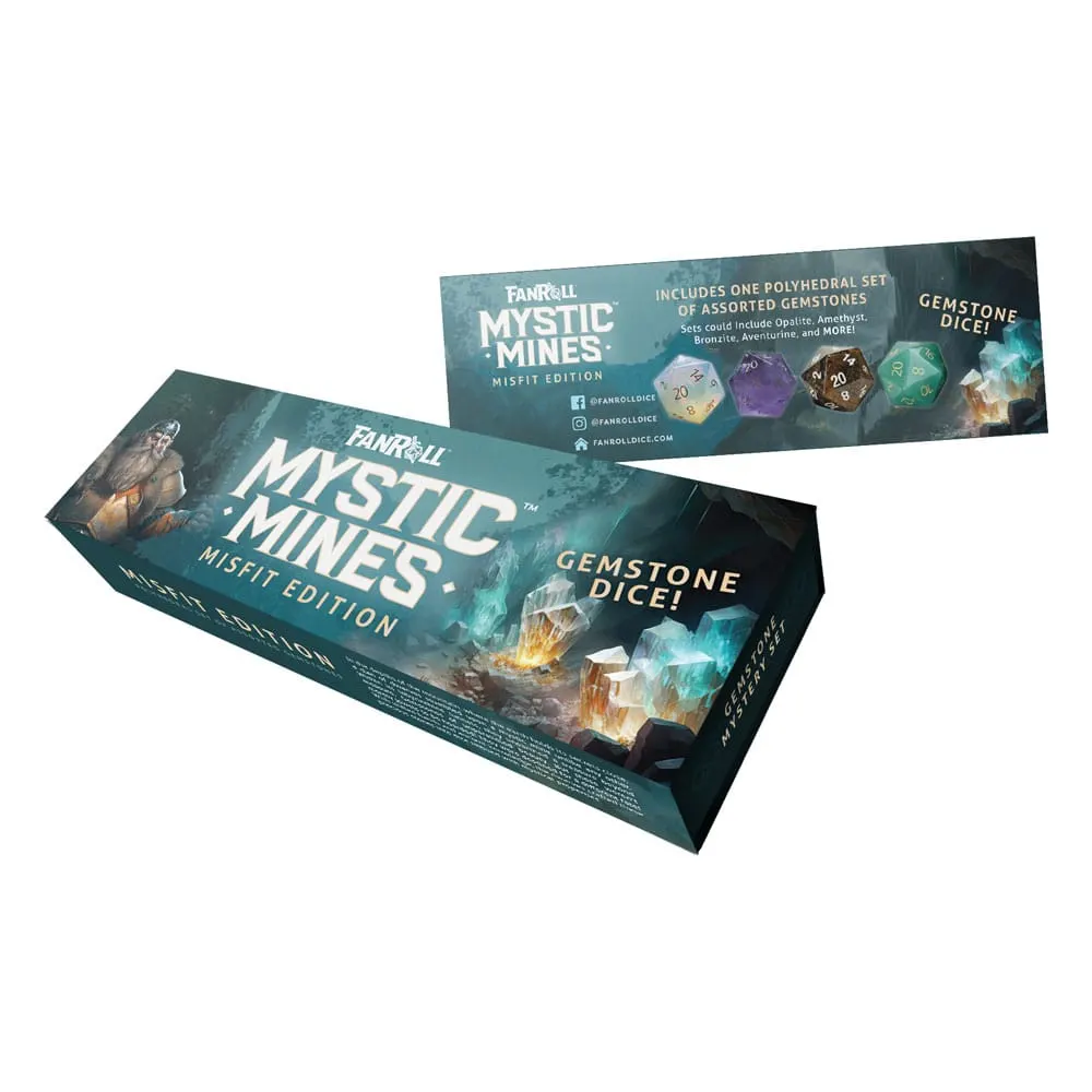Misfit Mystic Mines Dice Set Blind Box Mystery Gemstone 