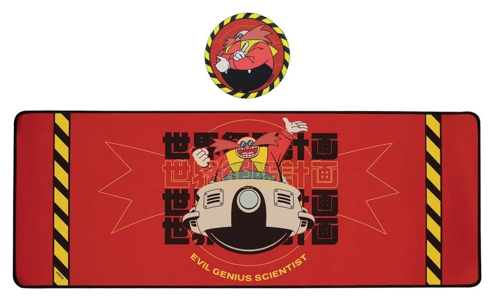 Sonic - The Hedgehog Desk Pad & Coaster Set Dr. Eggman