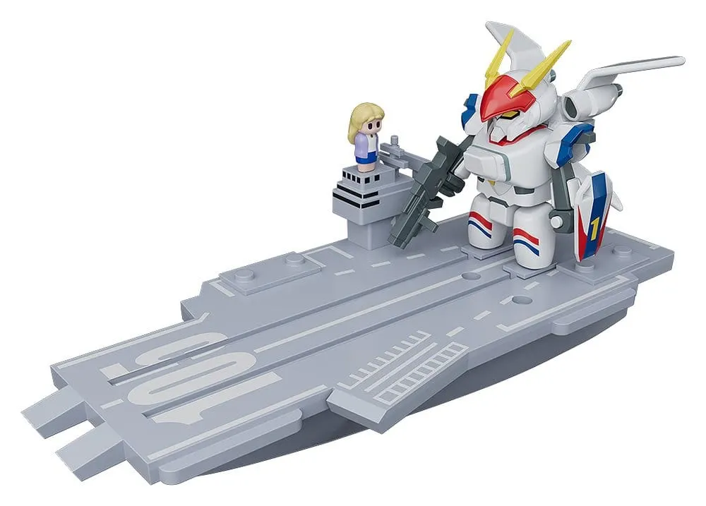 Metal Armor Dragonar Brickroid Action Figure Dragonar-1 (Opening Ver.) & Carrier Set 5 cm