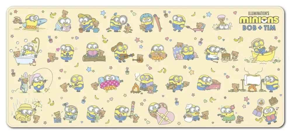 Minions Mousepad XL Bob and Tim 80 x 35 cm