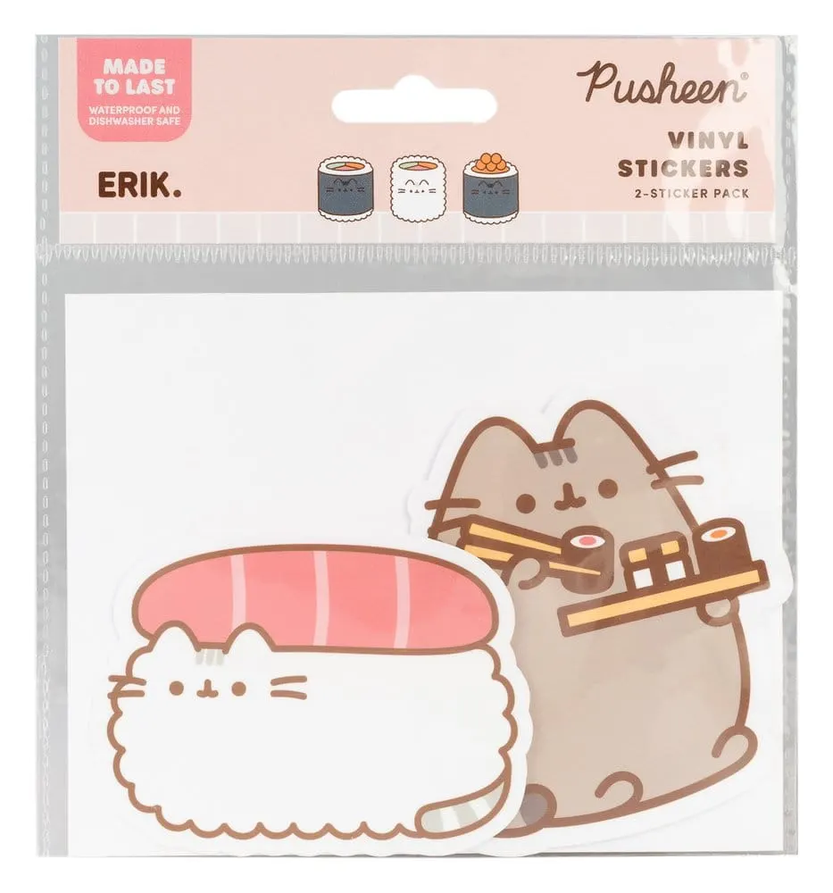 Pusheen Vinyl Stickers Sushi Roll Vol. 1 Set of 2