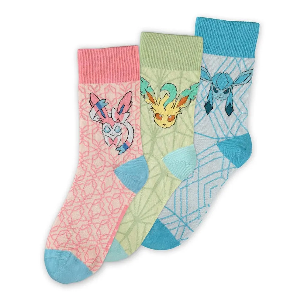 Pokémon Socks 3-Pack Eevee Evolution 3.0 43-46 