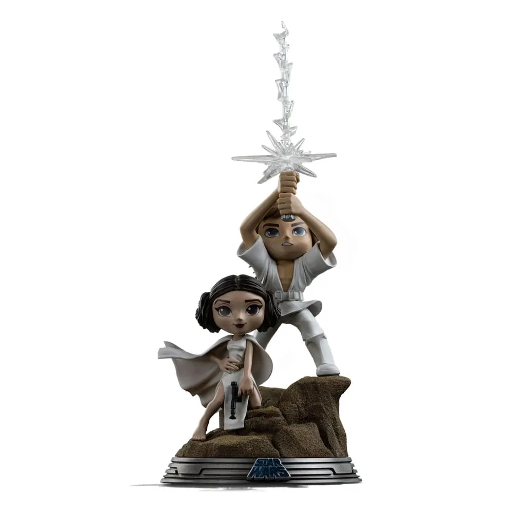 Star Wars Mini Co. PVC Figure Luke & Leia 30 cm  
