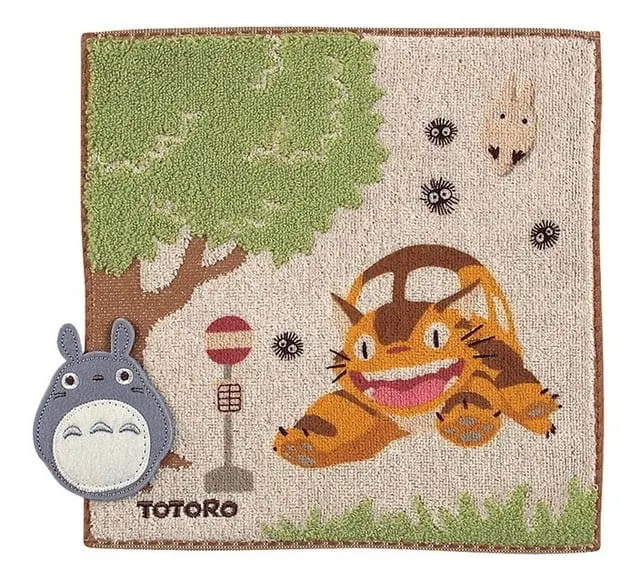 My Neighbor Totoro Mini Towel Bus Stop 25 x 25 cm   