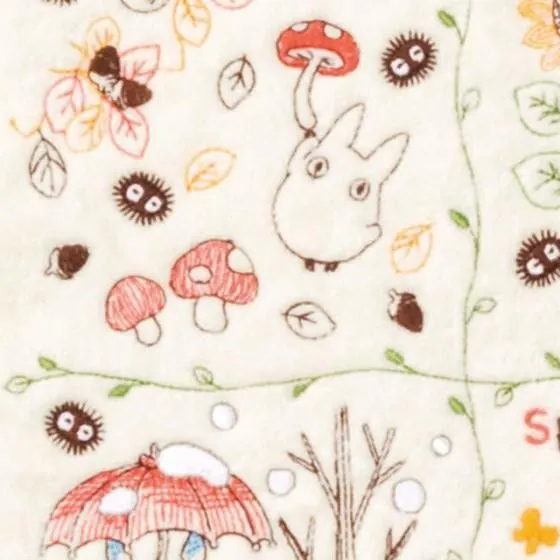 My Neighbor Totoro Mini Towel Wreath of Nuts 25 x 25 cm     