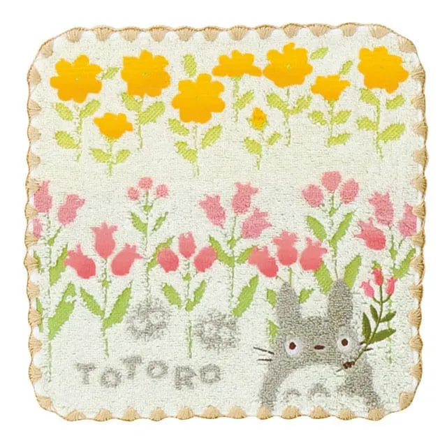 My Neighbor Totoro Mini Towel Wild flowers 25 x 25 cm     