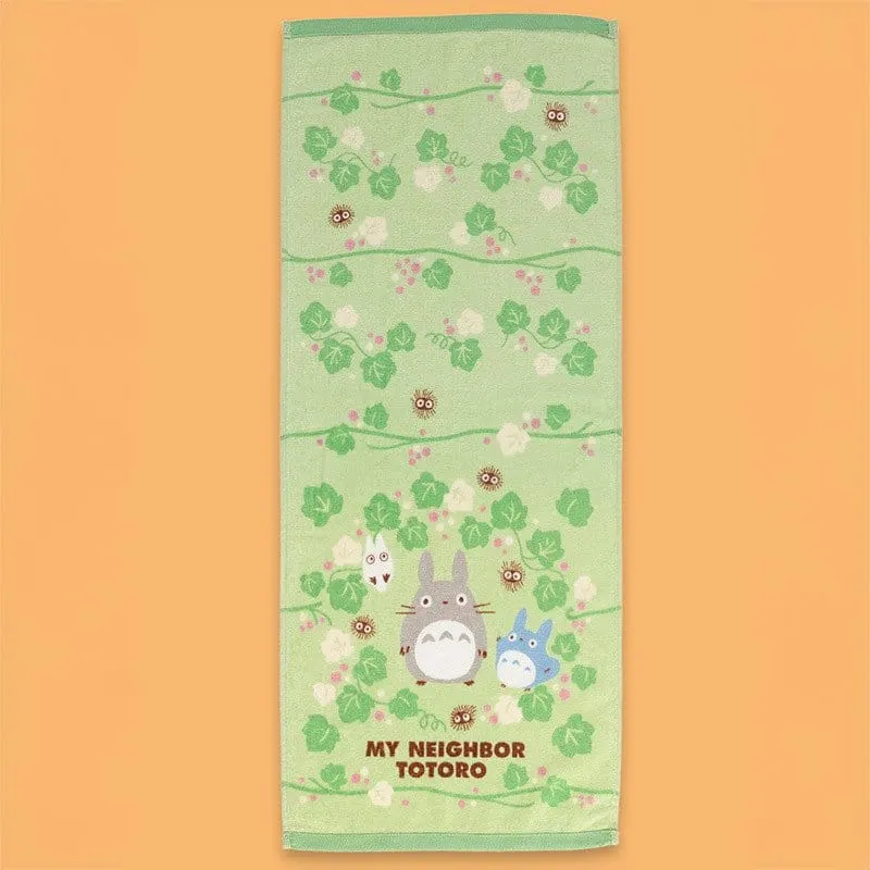 My Neighbor Totoro Natsu Towel Totoro Green Leaf 34 x 80 cm