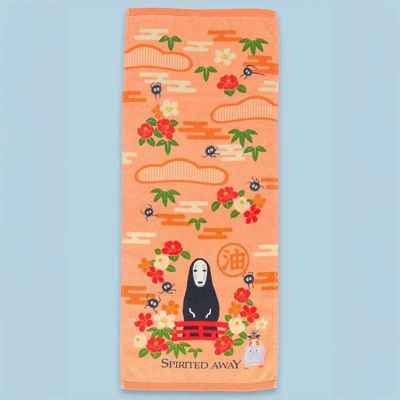 Spirited Away Natsu Towel No Face & Flowers 34 x 80 cm
