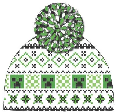 Minecraft Pom-Pom Beanie 