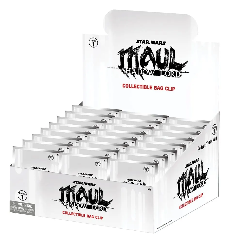 Star Wars: Maul - Shadow Lord 3D Foam Bag Clips Serie 1 Display (24)