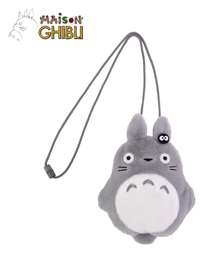 My Neighbor Totoro Plush Pouch with strings Big Totoro 20 x 15 cm