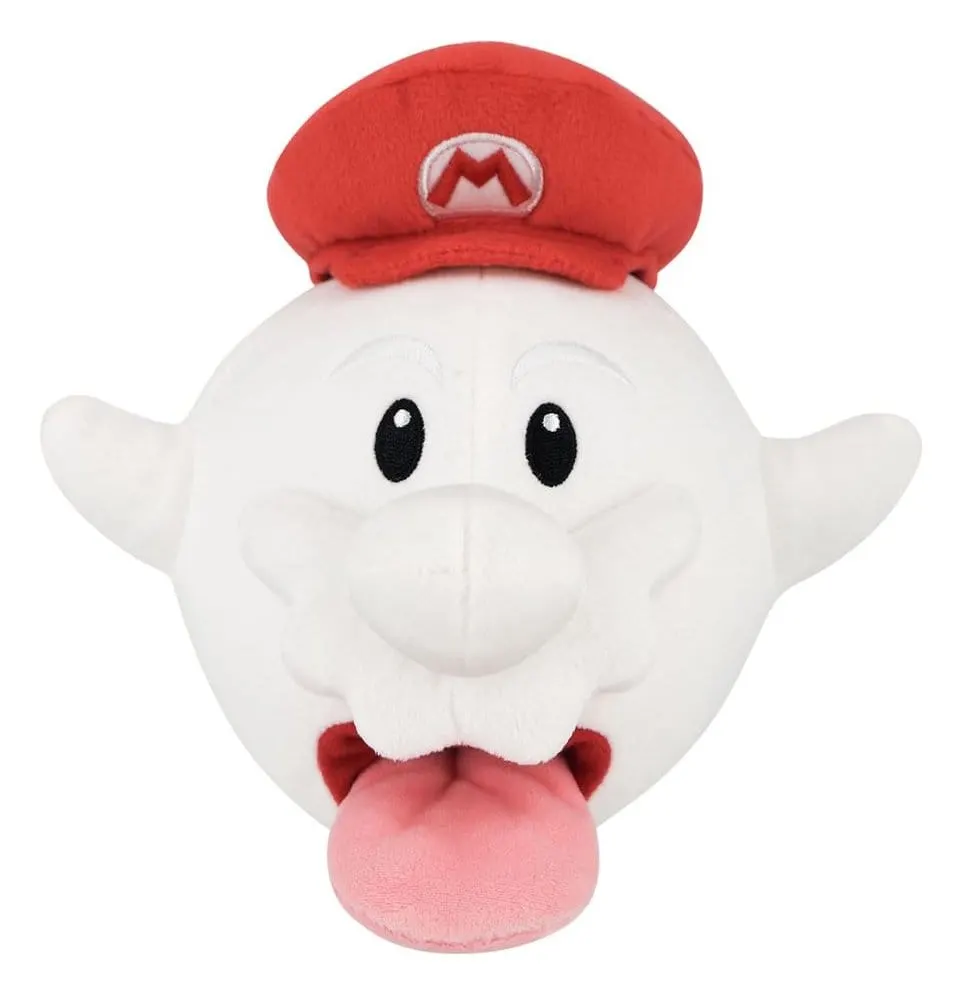 Super Mario Plush Figure Boo Mario 21 cm