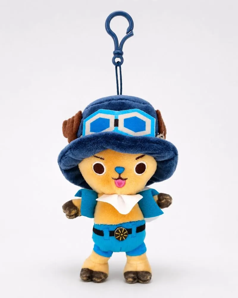 One Piece Plush Keychain Chopper x Sabo 11 cm
