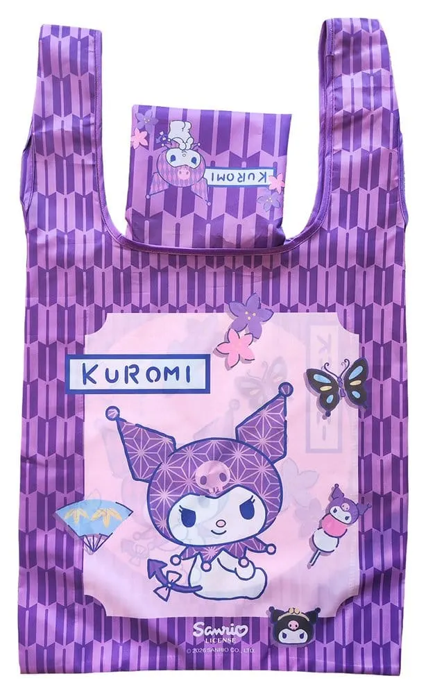 Sanrio Tote Bag Kuromi Japanese Foldable