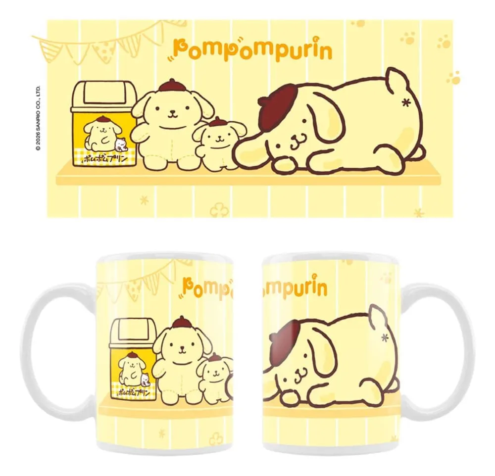 Sanrio Mug Pompompurin Squishy Cute Purin 02