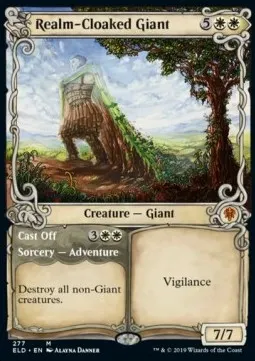 Realm-Cloaked Giant // Cast Off