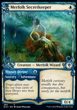 Merfolk Secretkeeper // Venture Deeper