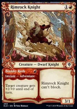 Rimrock Knight // Boulder Rush