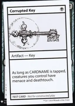 Corrupted Key