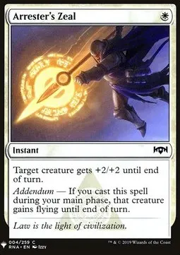 Arrester's Zeal