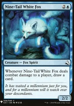 Nine-Tail White Fox
