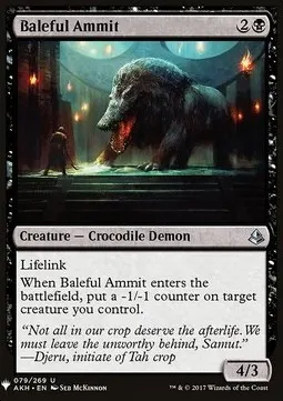 Baleful Ammit