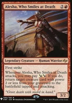 Alesha, Who Smiles at Death
