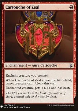Cartouche of Zeal