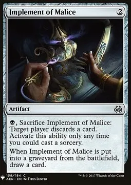 Implement of Malice