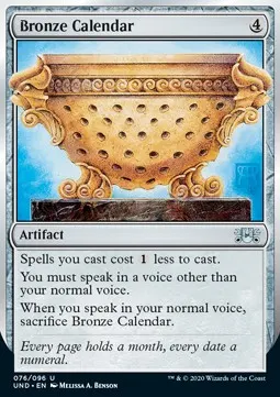 Bronze Calendar
