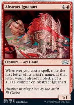 Abstract Iguanart