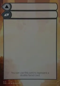 Double-Faced Helper Card