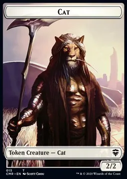 Cat Token (W 2/2) // Soldier Token (W 1/1)
