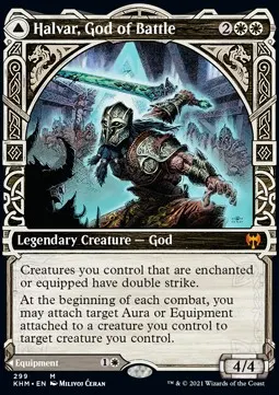 Halvar, God of Battle // Sword of the Realms